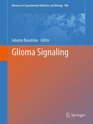 cover image of Glioma Signaling